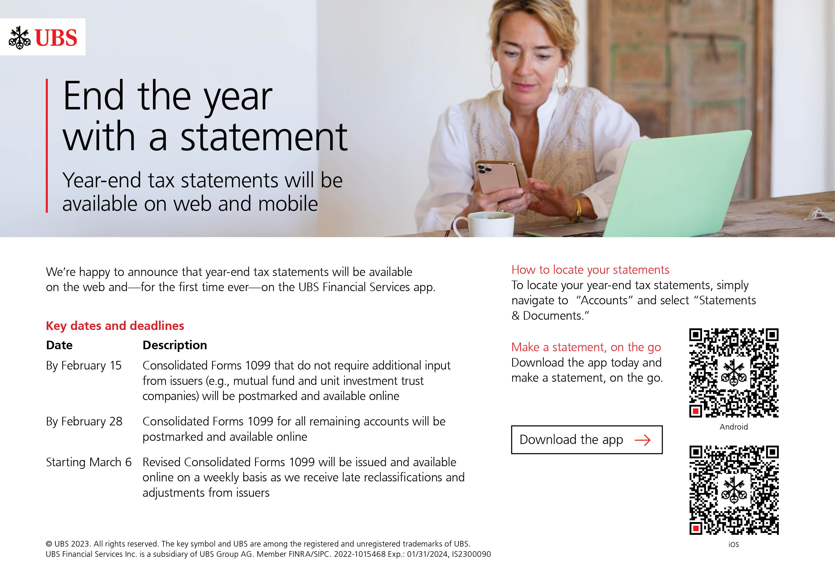 Year-end Tax Statements